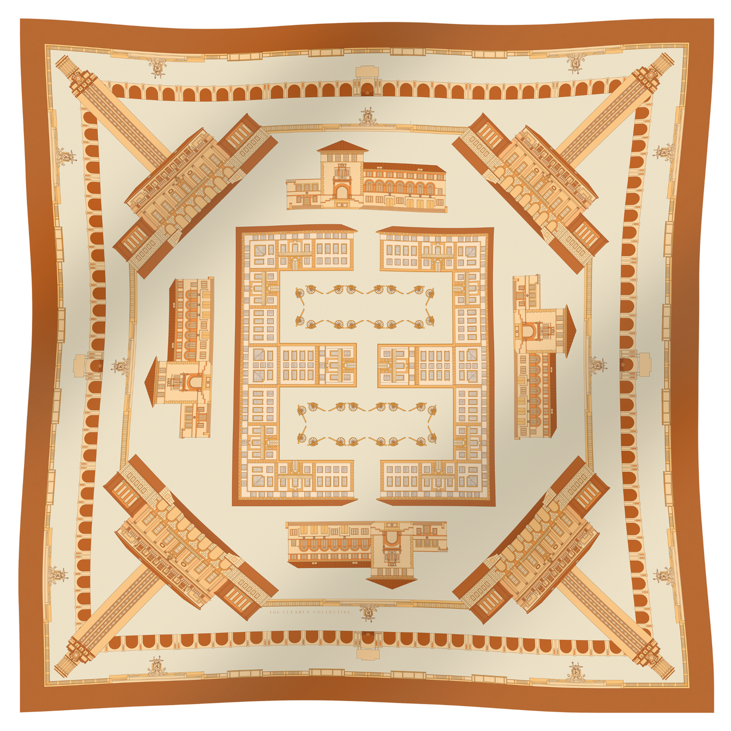 THE ORANGE AUSTIN SCARF