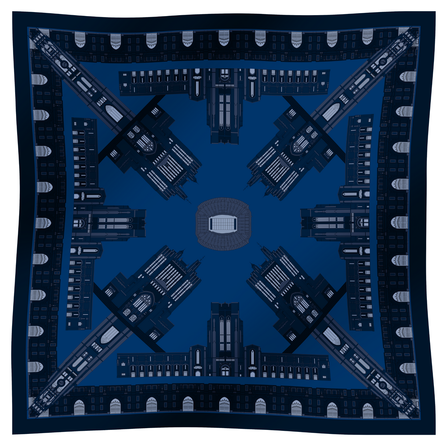 THE NEW HAVEN BULLDOG SCARF