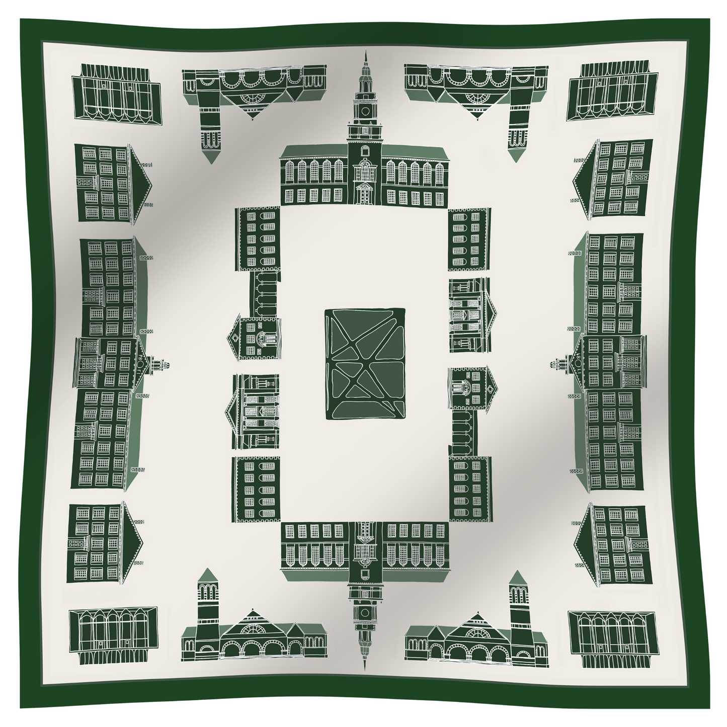 THE HANOVER BIG GREEN SCARF