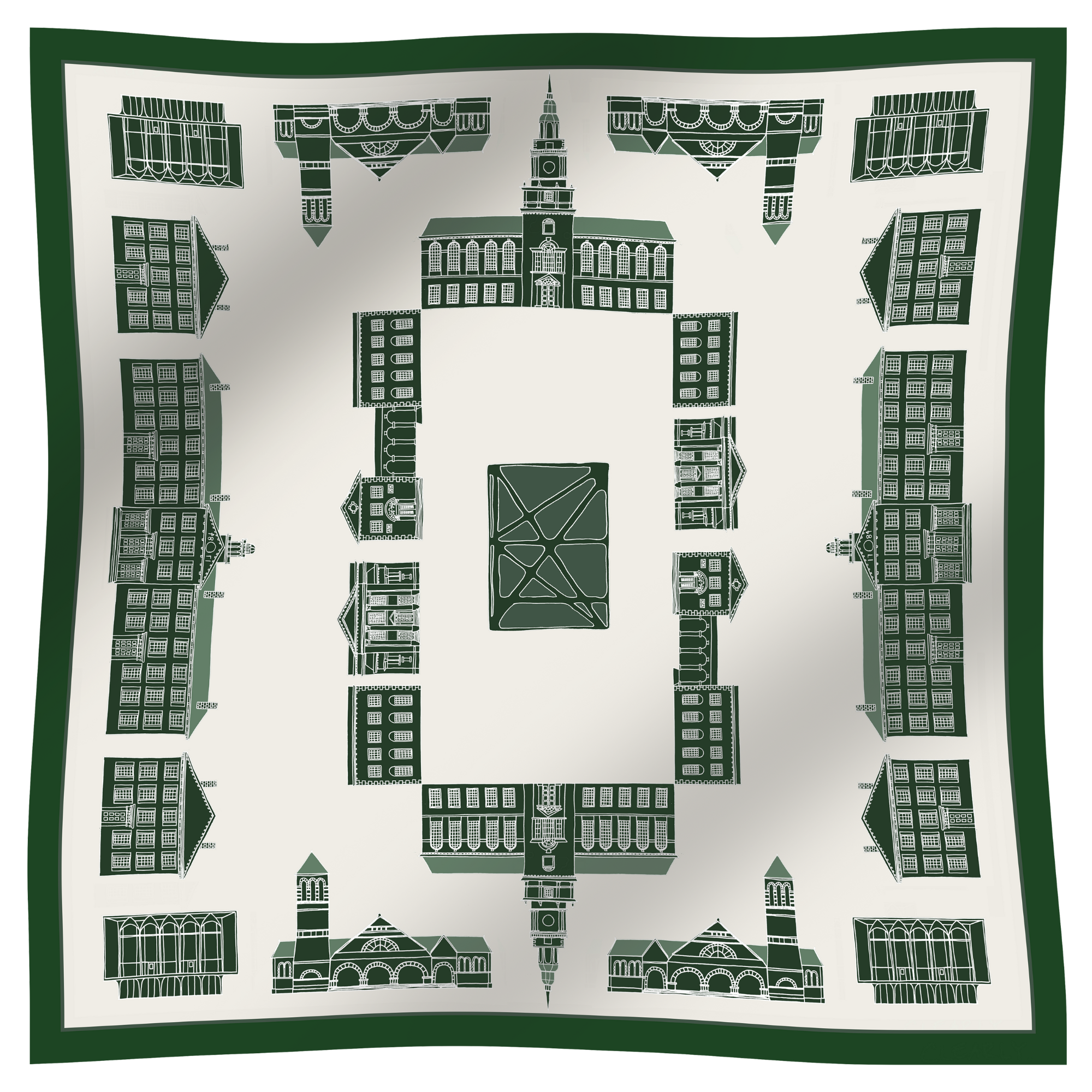 THE HANOVER BIG GREEN SCARF – The Clearly Collective THE HANOVER BIG GREEN SCARF – The Clearly Collective