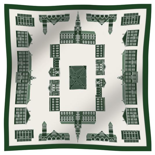 THE HANOVER BIG GREEN SCARF