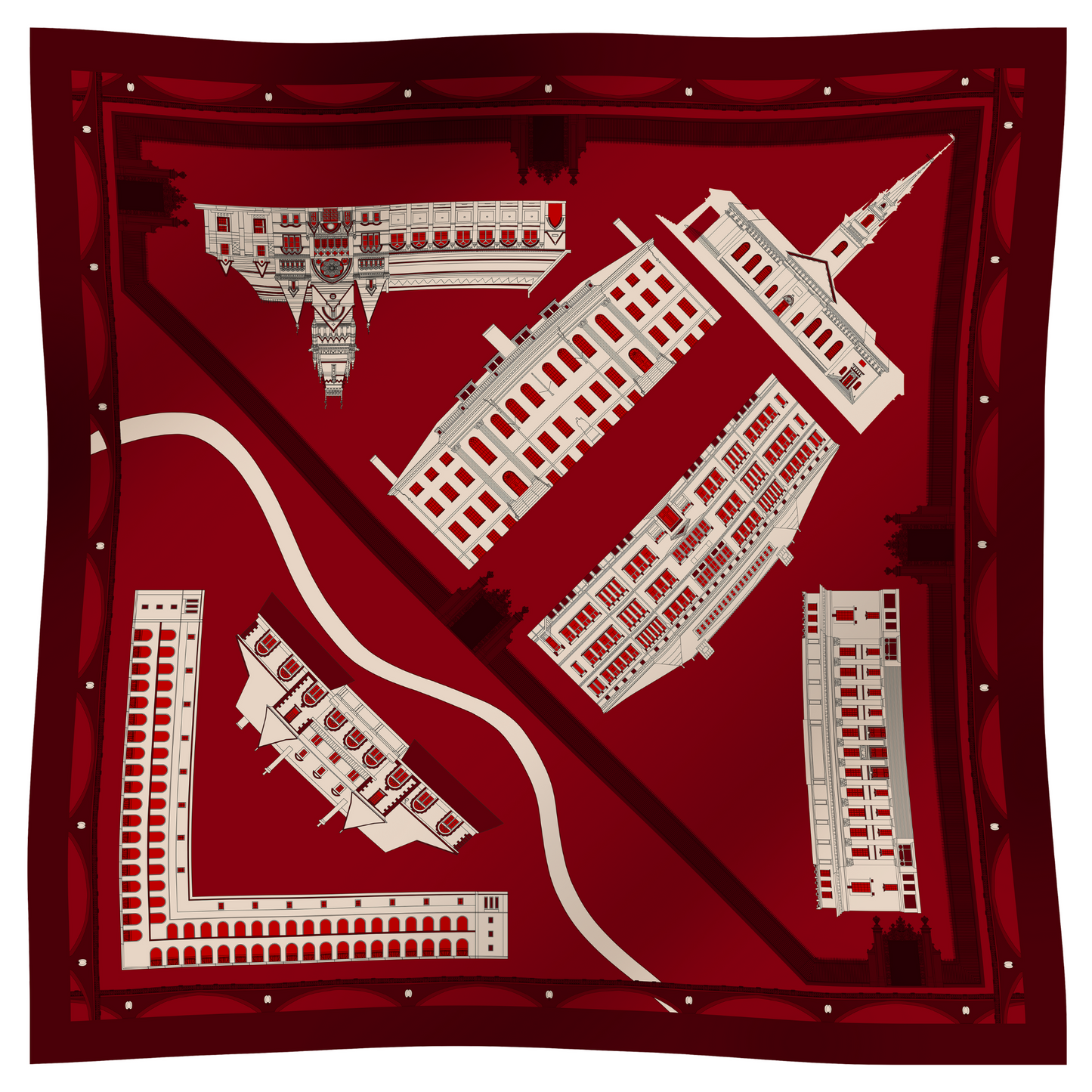 THE CAMBRIDGE H YARD SCARF