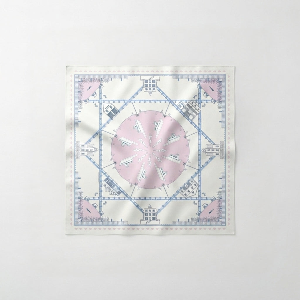 THE FISHERS ISLAND POCKET SQUARE | BLUSH