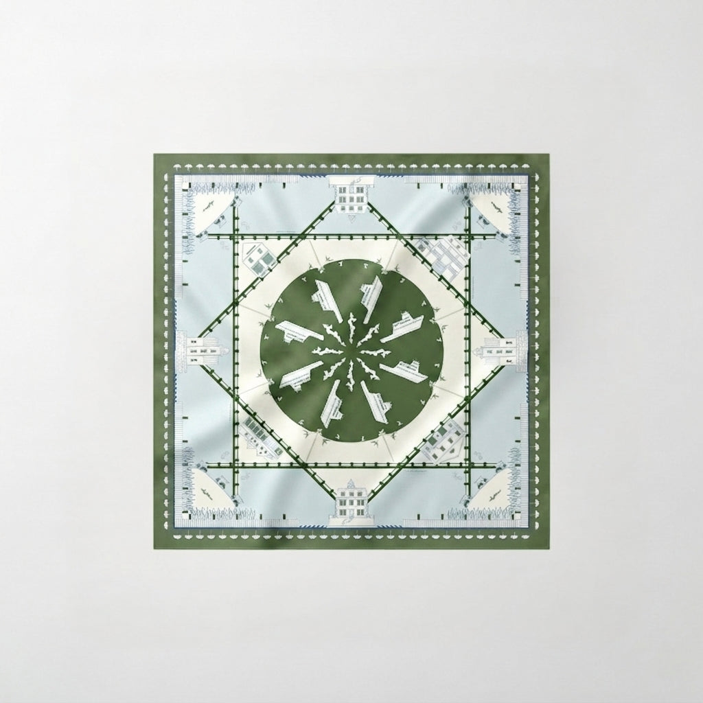 THE FISHERS ISLAND POCKET SQUARE | GREEN