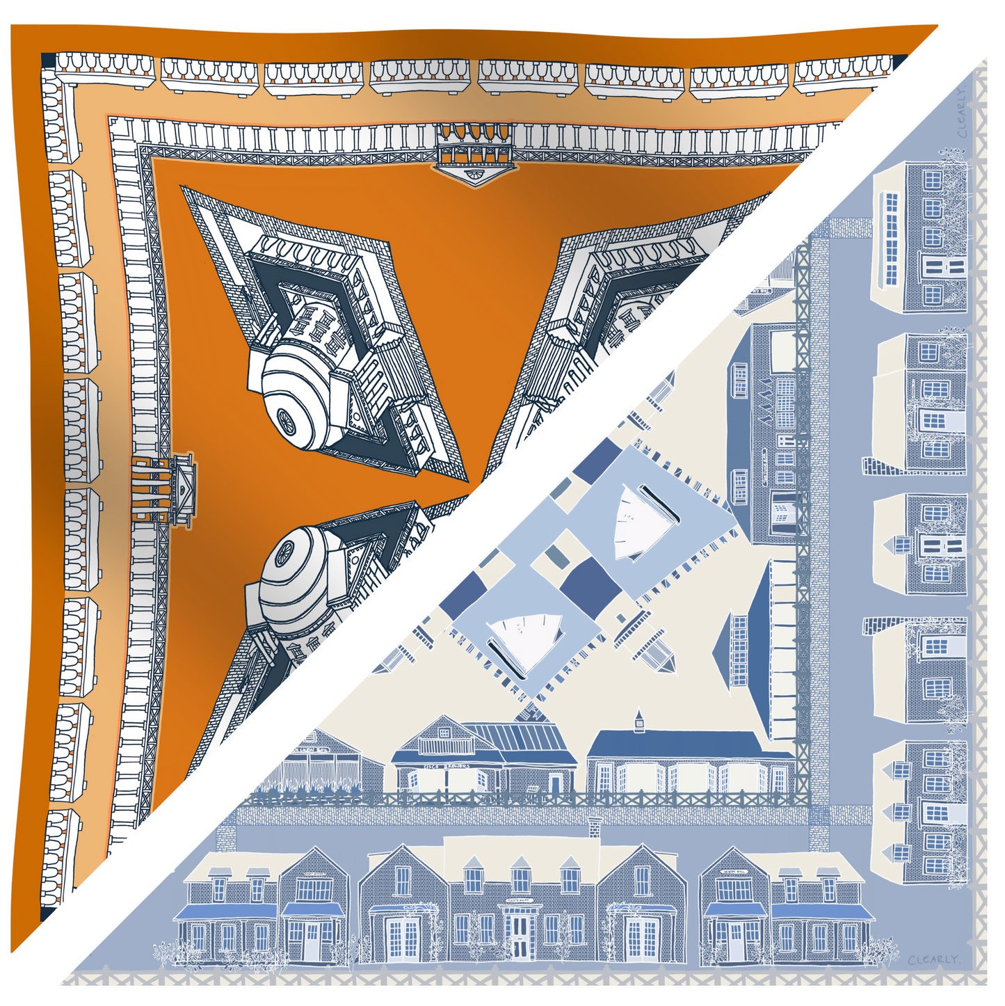 THE CHARLOTTESVILLE TUNDY + NANTUCKET SCARF PAIRING