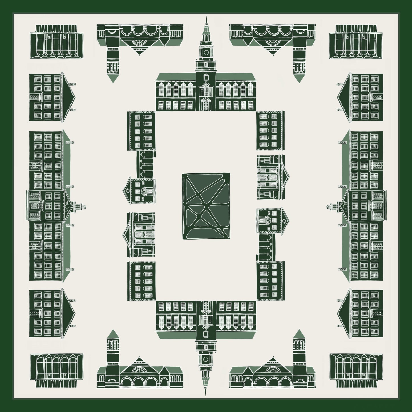 THE HANOVER BIG GREEN SCARF
