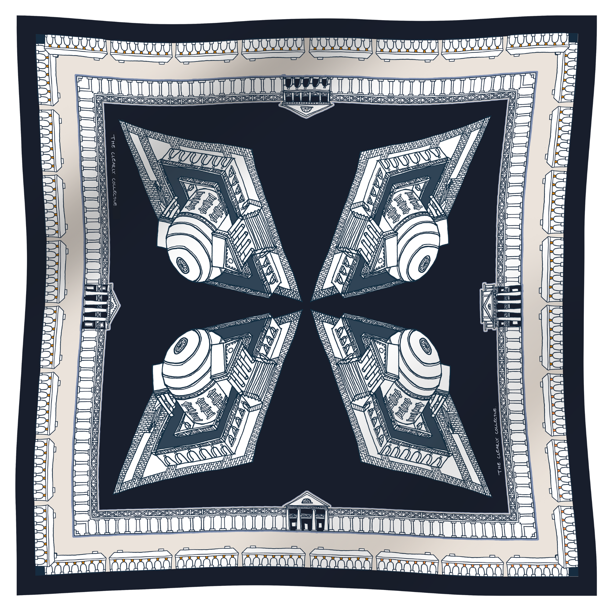THE CHARLOTTESVILLE TUNDY SCARF IN NAVY – The Clearly Collective
