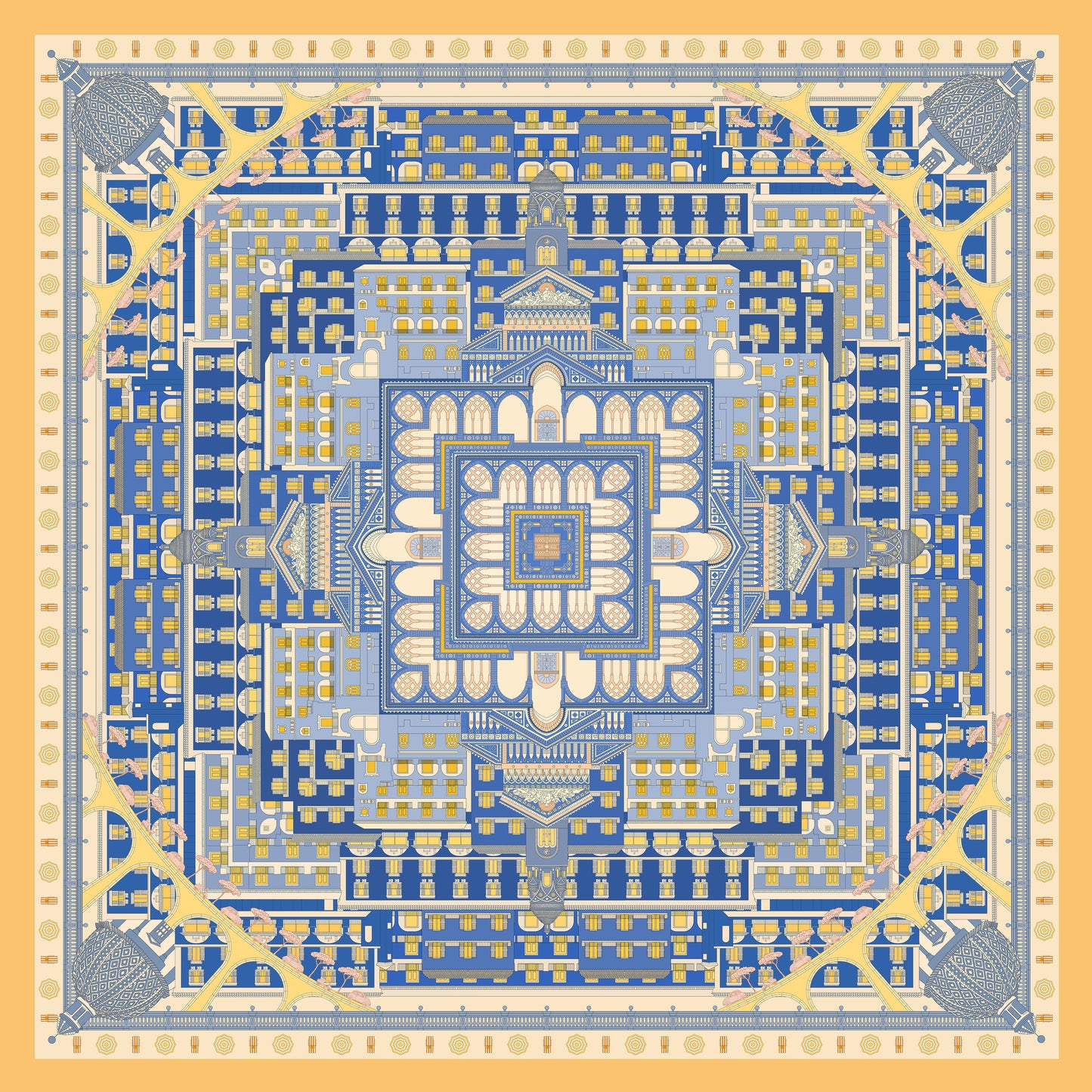 AMALFI POCKET SQUARE
