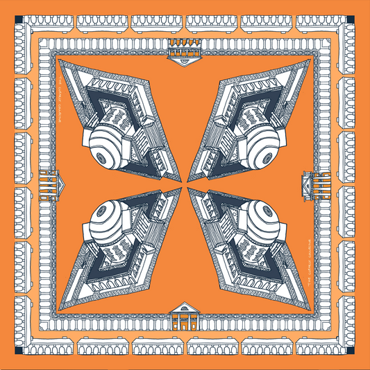 College Campus Architecture Silk Scarves – The Clearly Collective