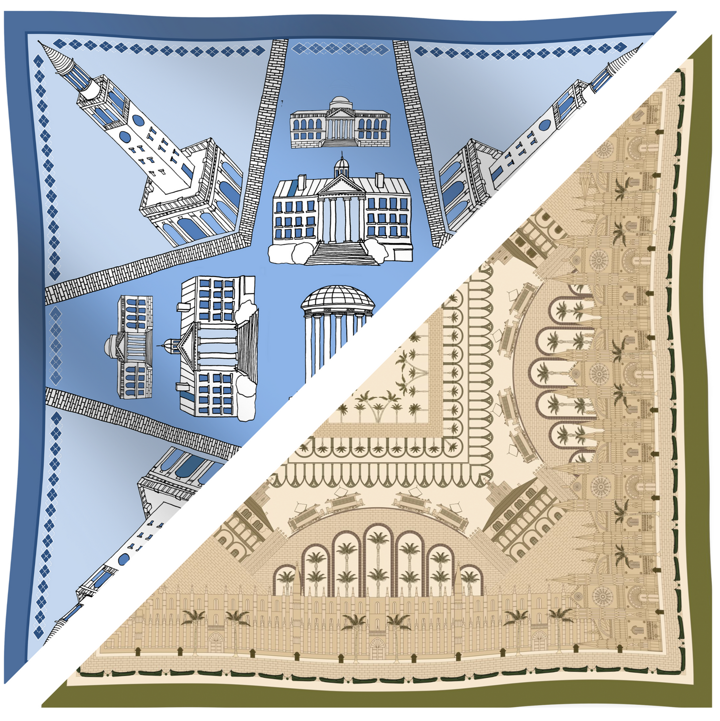 THE CHAPEL HILL + MALLORCA SCARF PAIRING