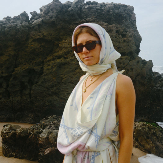 THE FISHERS ISLAND SCARF | BLUSH