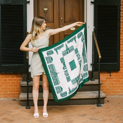 THE HANOVER BIG GREEN SCARF