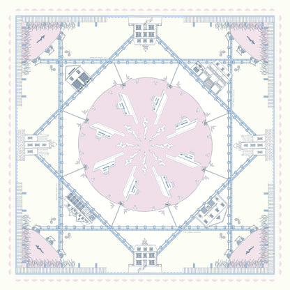 THE FISHERS ISLAND SCARF IN BLUSH