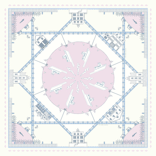 THE FISHERS ISLAND SCARF IN BLUSH