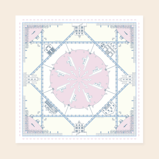 PRE ORDER: THE FISHERS ISLAND SCARF IN BLUSH
