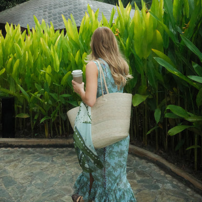 THE FISHERS ISLAND SCARF IN GREEN | Shipping 07.15
