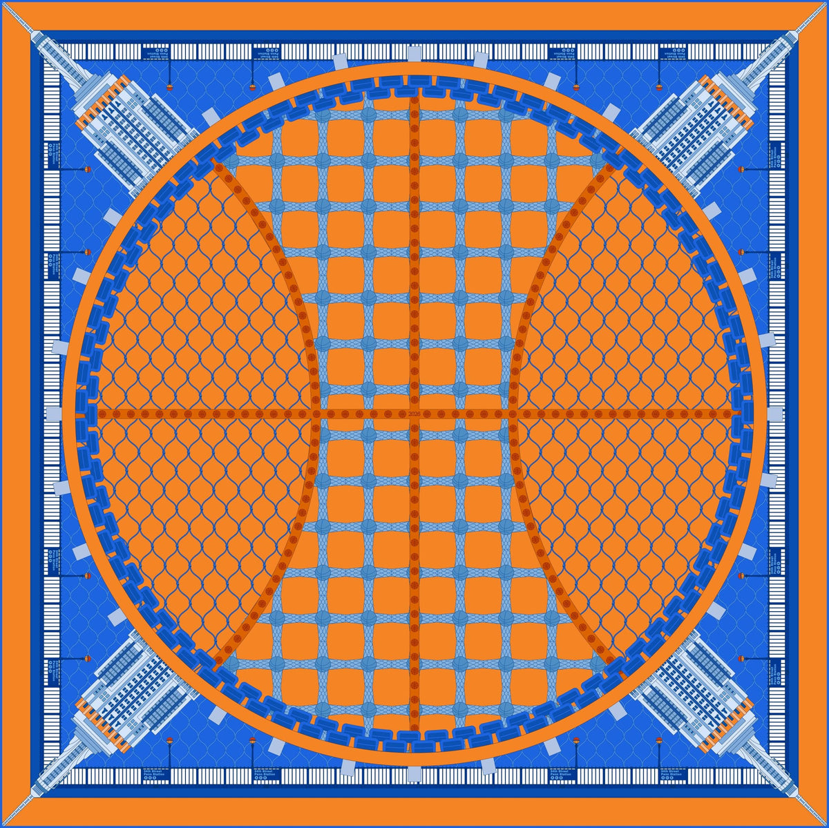 THE MIDTOWN HOOPS SCARF