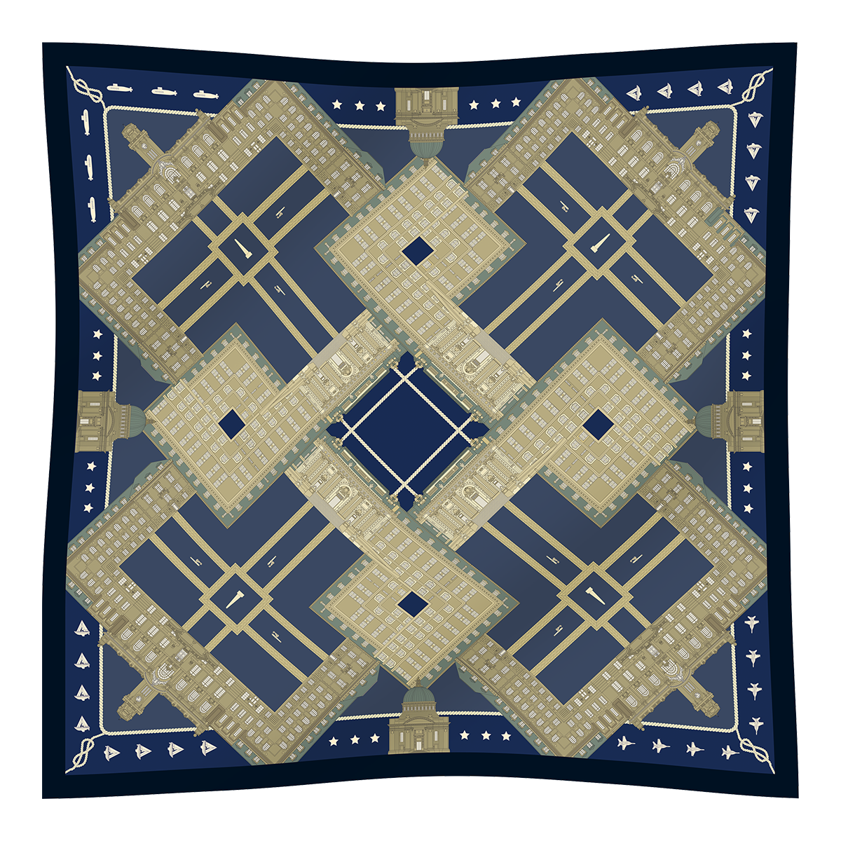 THE NAVAL ANNAPOLIS SCARF