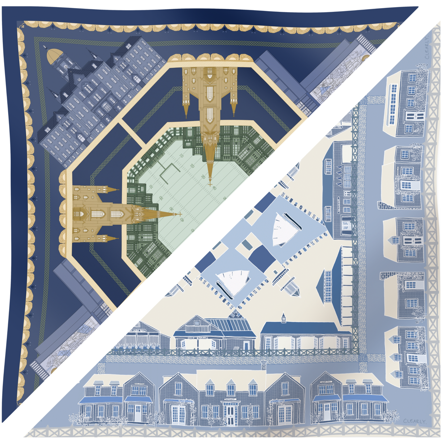 THE SOUTH BEND INDIANA LEPRECHAUN + NANTUCKET SCARF PAIRING