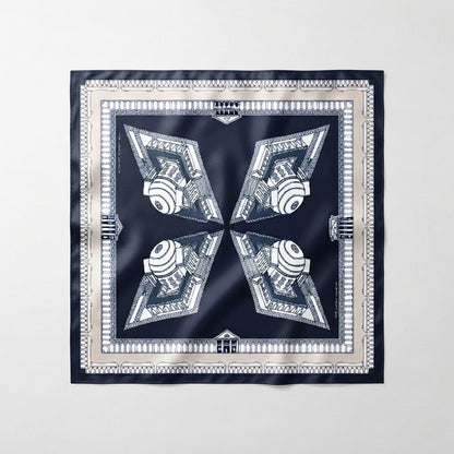 THE CHARLOTTESVILLE TUNDY SCARF | NAVY