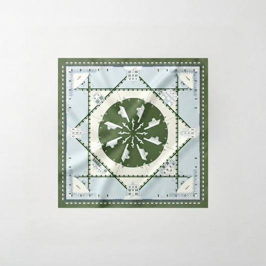 THE FISHERS ISLAND POCKET SQUARE | GREEN