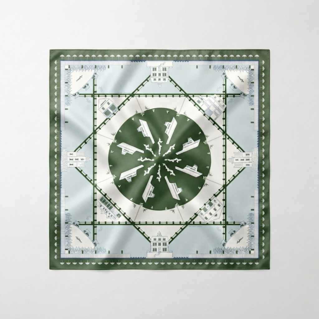 THE FISHERS ISLAND SCARF | GREEN