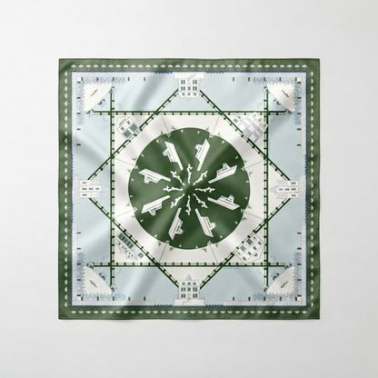 THE FISHERS ISLAND SCARF | GREEN