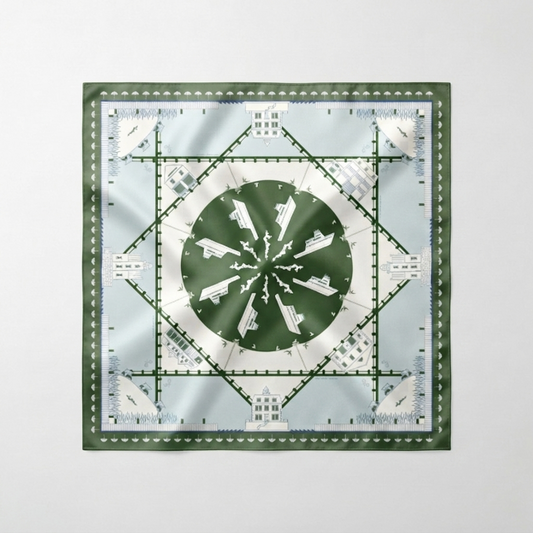THE FISHERS ISLAND SCARF | GREEN
