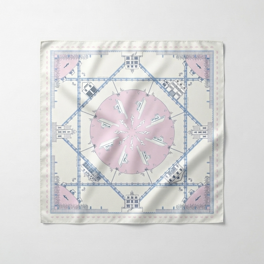 THE FISHERS ISLAND SCARF | BLUSH