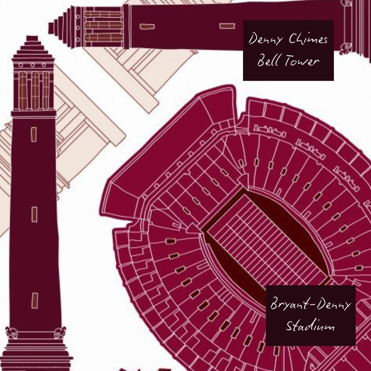 THE TUSCALOOSA ALABAMA SCARF