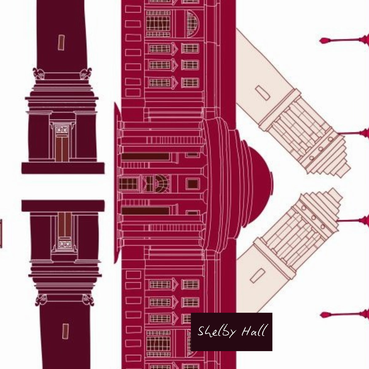 THE TUSCALOOSA ALABAMA SCARF