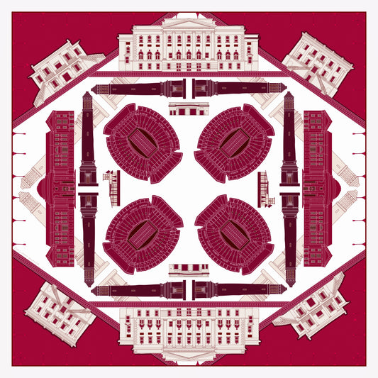 THE TUSCALOOSA CRIMSON SCARF