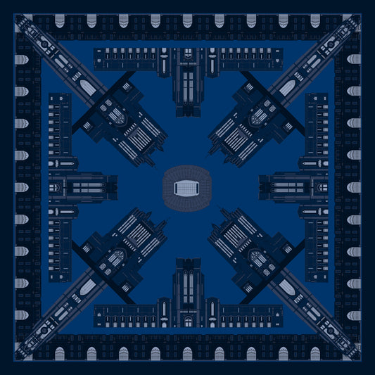 THE NEW HAVEN BULLDOG SCARF