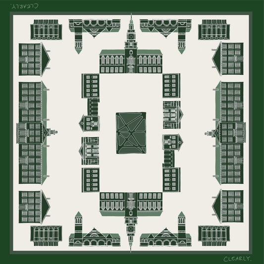THE HANOVER BIG GREEN SCARF